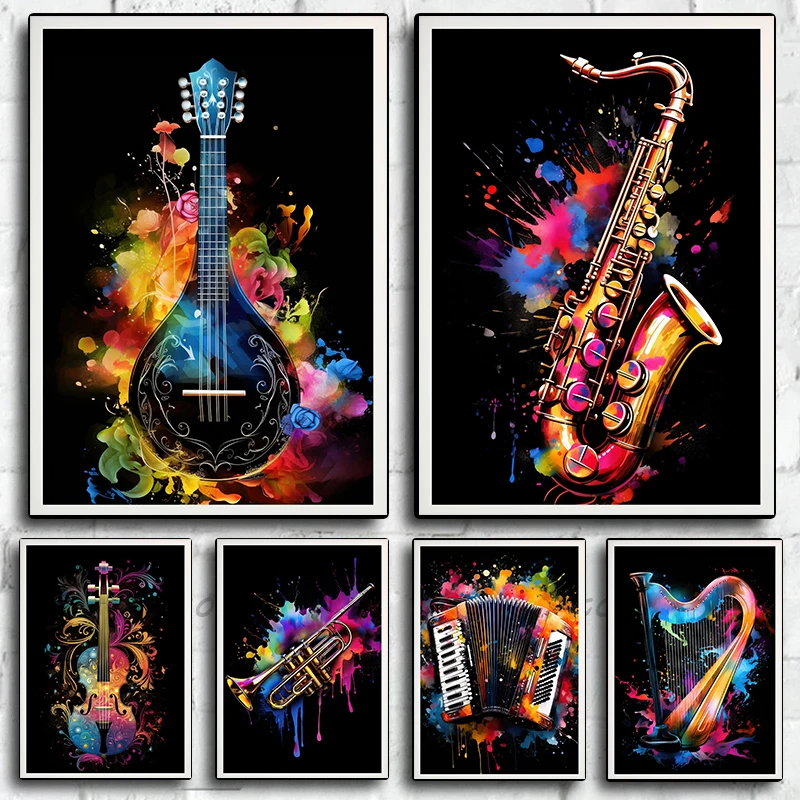 Picture Of Musical Instrument - Pôsteres e quadros decorativos com imagens