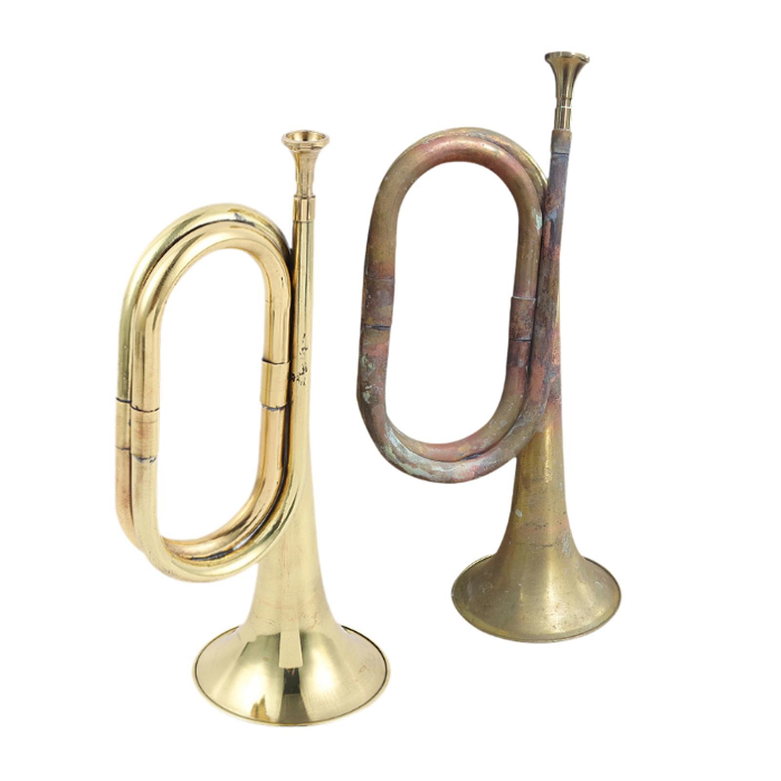 Musical Instrument Bugle - Trompete de Latão Completo para Iniciantes,