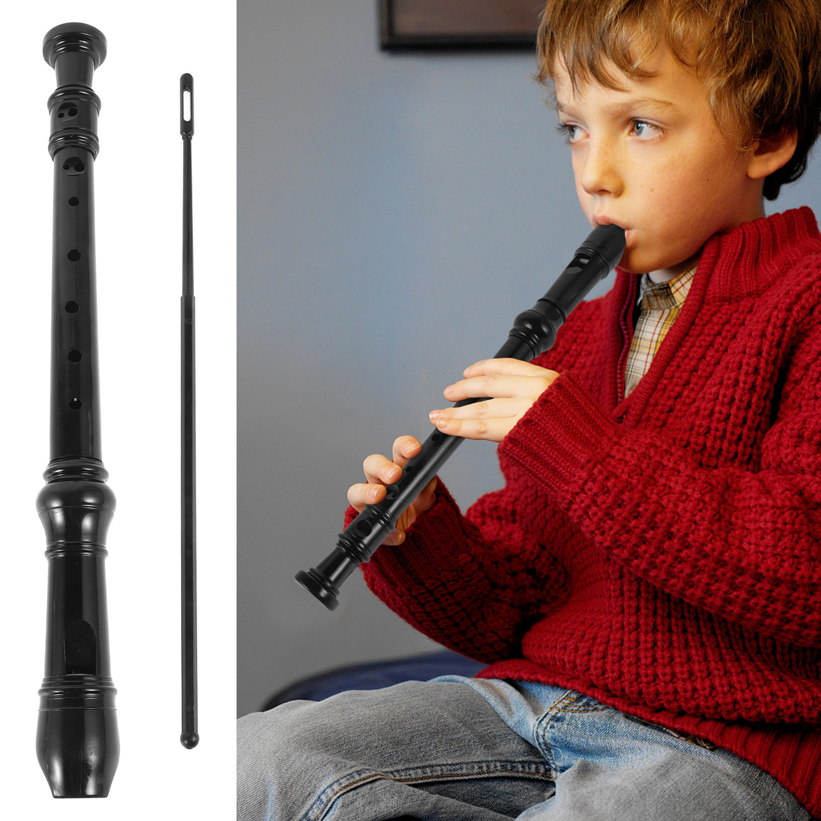 Flauta de Bisel Soprano Transp - Soprano Recorder Plastic avaliação e preço