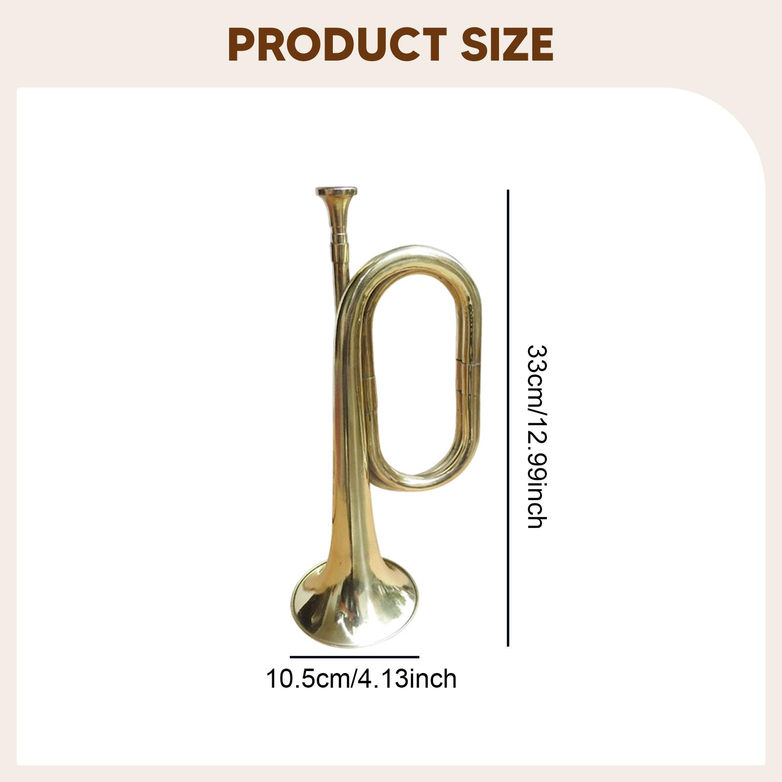 Corneta de Trompete, Instrumen - Musical Instrument Bugle avaliação e preço