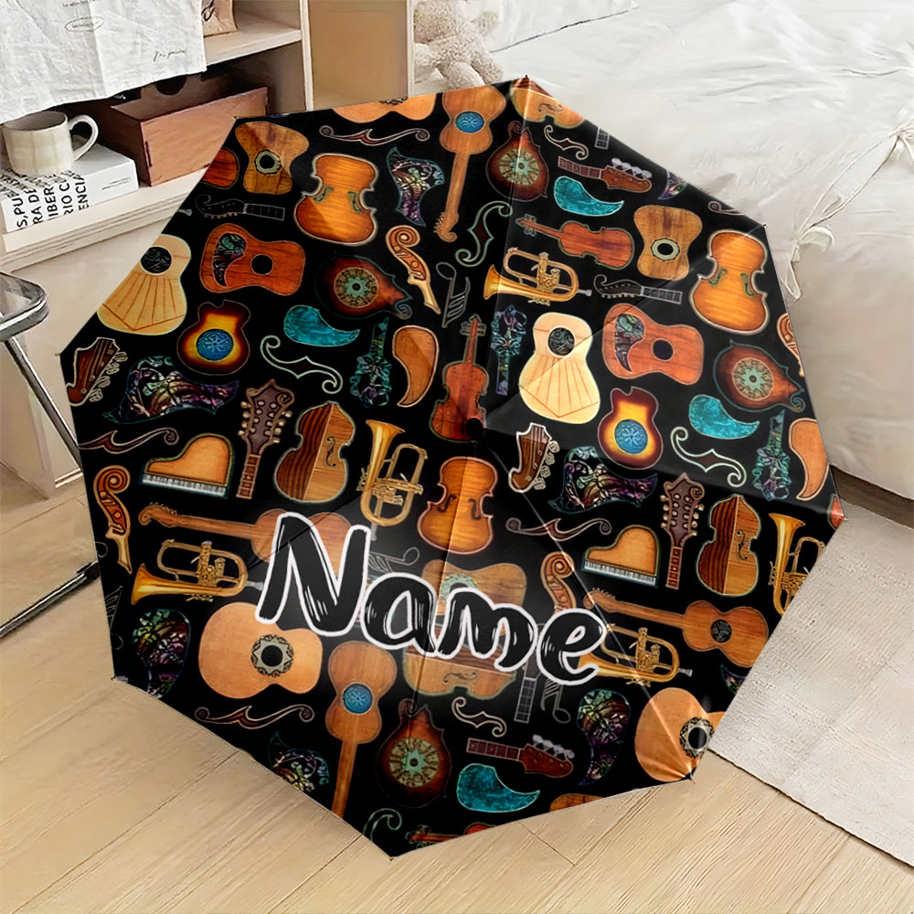 Guarda-chuva com nome personal - Musical Instrument And Names avaliação e preço