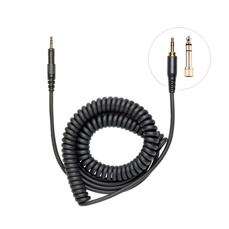 Cabo de áudio em espiral para  - Audio Technica Headphone Ath-M50X avaliação e preço